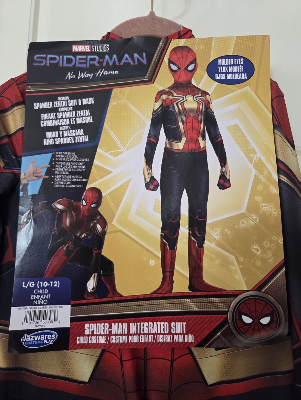 MARVEL Integrated Spider-Man Official Youth Deluxe Zentai Costume(No Mask)